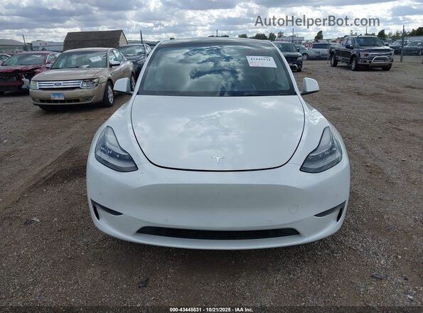 5YJYGDEE1MF086369 2021 TESLA MODEL Y Белый Вид щитка приборов