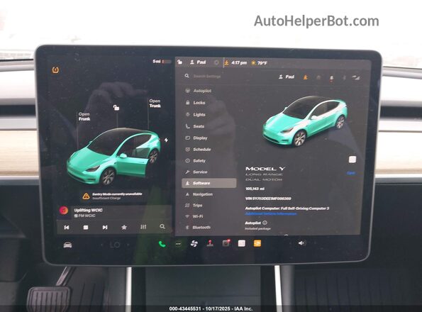 5YJYGDEE1MF086369 2021 TESLA MODEL Y Белый 