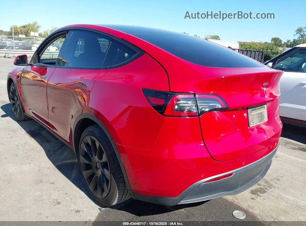 5YJYGDEE1MF298754 2021 TESLA MODEL Y Red Rear left