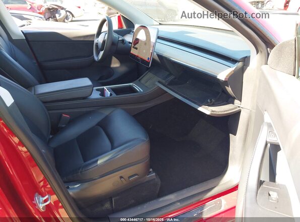 5YJYGDEE1MF298754 2021 TESLA MODEL Y Red Front interior view