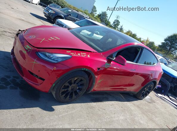 5YJYGDEE1MF298754 2021 TESLA MODEL Y Red 360 interior view