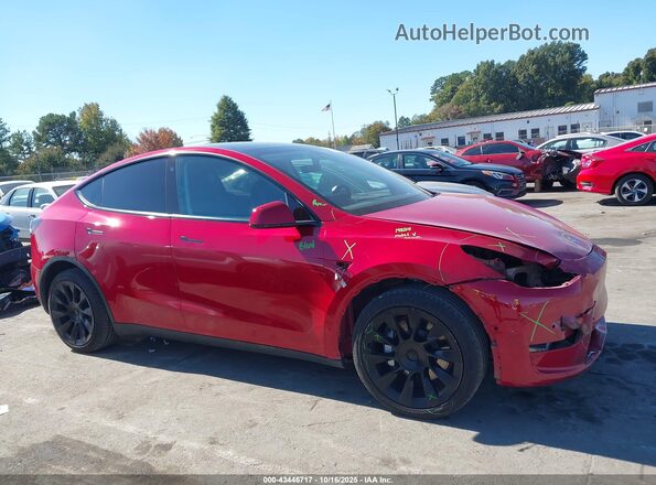 5YJYGDEE1MF298754 2021 TESLA MODEL Y Red Rear interior view