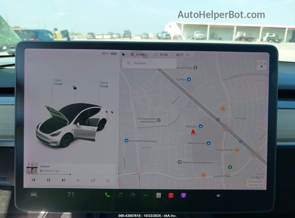 5YJYGDEE2MF174296 2021 TESLA MODEL Y Белый 