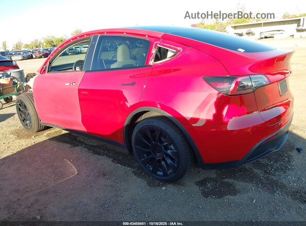 5YJYGDEE4LF024043 2020 TESLA MODEL Y Red Задня ліва чверть