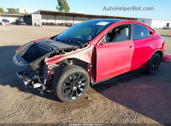 5YJYGDEE4LF024043 2020 TESLA MODEL Y Red Передня ліва чверть