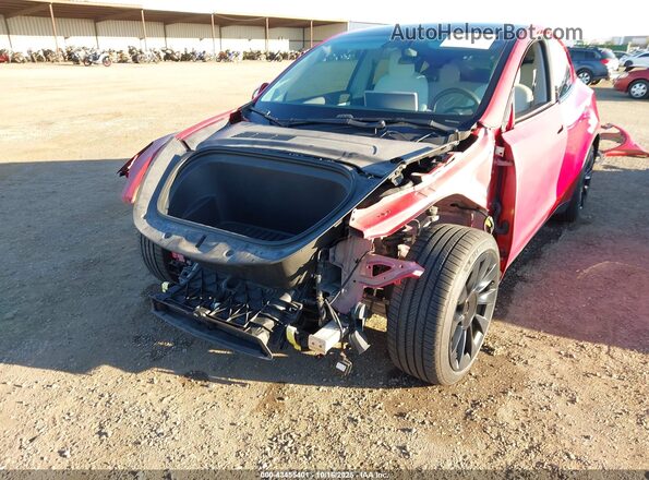 5YJYGDEE4LF024043 2020 TESLA MODEL Y Red Вид спереду