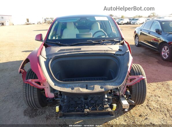 5YJYGDEE4LF024043 2020 TESLA MODEL Y Red Вид щитка приладів