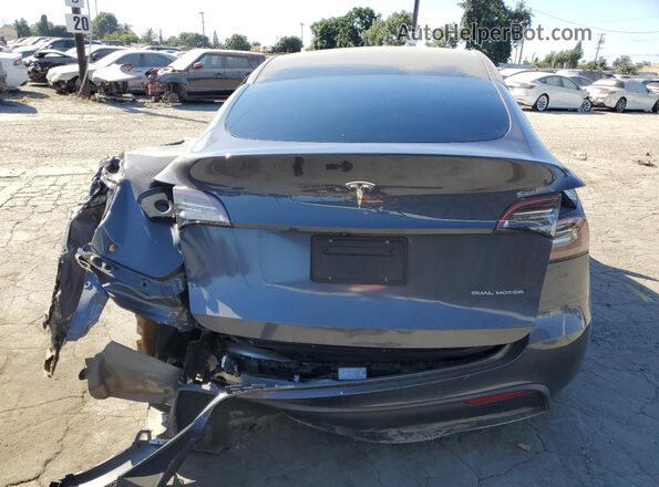 5YJYGDEE5LF020261 2020 TESLA MODEL Gray Rear view