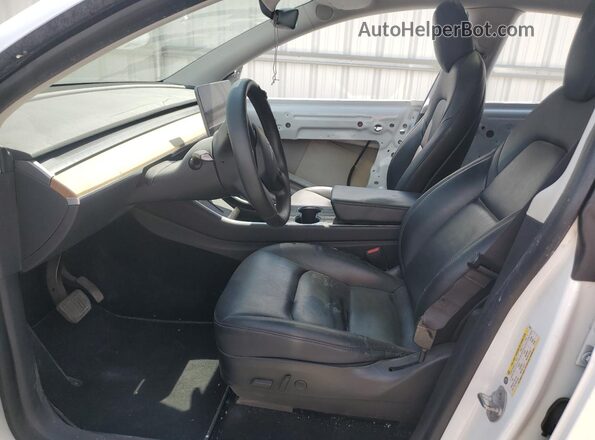 5YJYGDEE5LF034967 2020 TESLA MODEL Белый Вид салона спереди