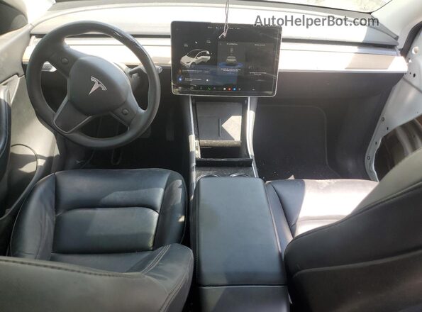 5YJYGDEE5LF034967 2020 TESLA MODEL Белый Вид панели приборов