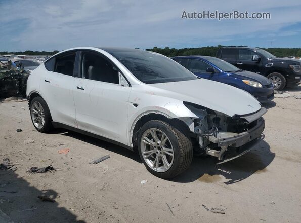 5YJYGDEE5LF034967 2020 TESLA MODEL Белый Передняя правая четверть