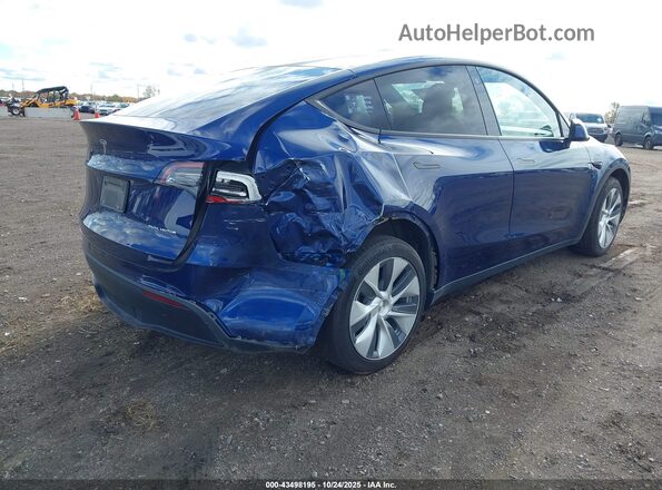 5YJYGDEE5MF065914 2021 TESLA MODEL Y Blue Rear right