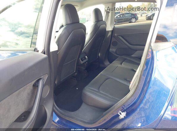 5YJYGDEE5MF065914 2021 TESLA MODEL Y Blue VIN sticker view