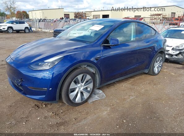 5YJYGDEE5MF065914 2021 TESLA MODEL Y Blue Front left