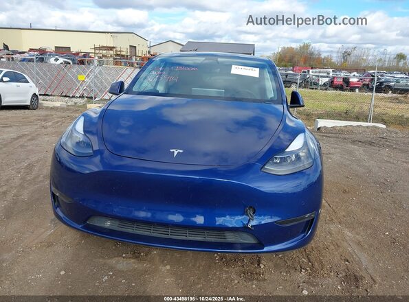 5YJYGDEE5MF065914 2021 TESLA MODEL Y Blue Dashboard view
