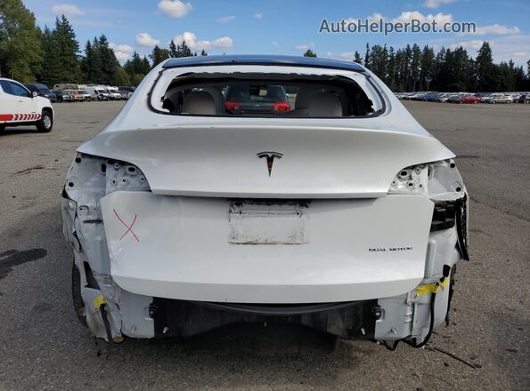 5YJYGDEE6LF023427 2020 TESLA MODEL White Widok z tyłu