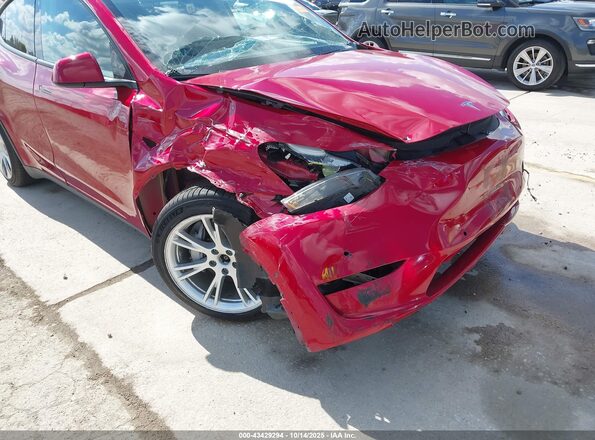 5YJYGDEE7LF047445 2020 TESLA MODEL Y Красный Вид спереди