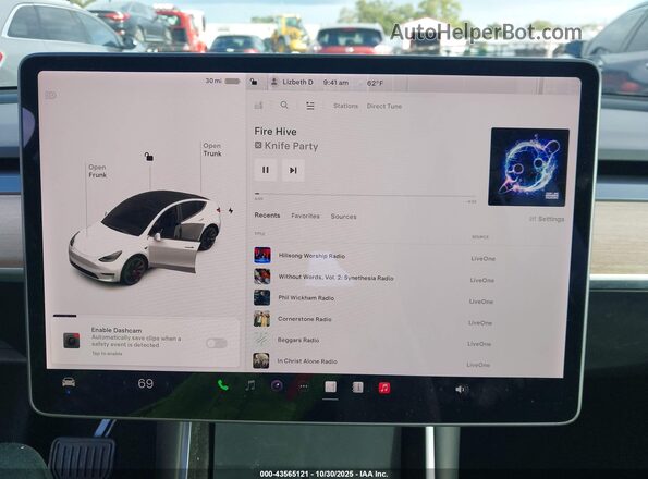 5YJYGDEE7LF056212 2020 TESLA MODEL Y Белый 