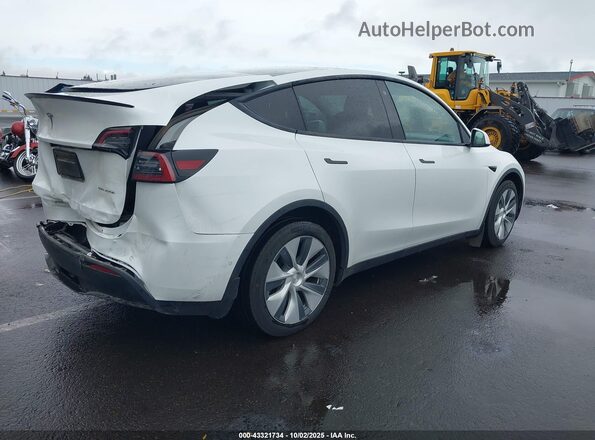 5YJYGDEE7LF057490 2020 TESLA MODEL Y White უკანა მარჯვენა