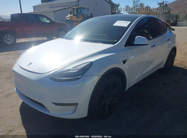 5YJYGDEE8LF015281 2020 TESLA MODEL Y White Vista tres cuartos delantera izquierda