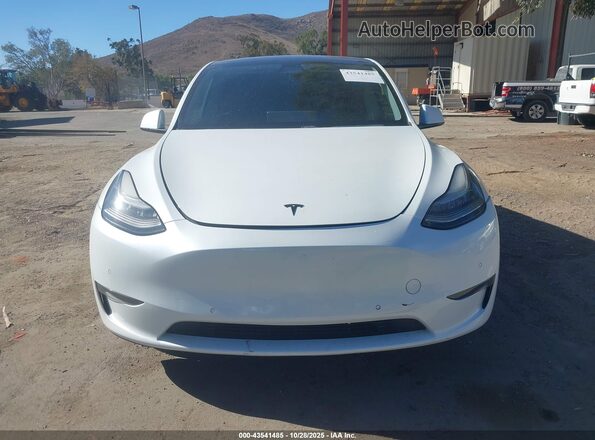 5YJYGDEE8LF015281 2020 TESLA MODEL Y White Vista del cuadro de instrumentos