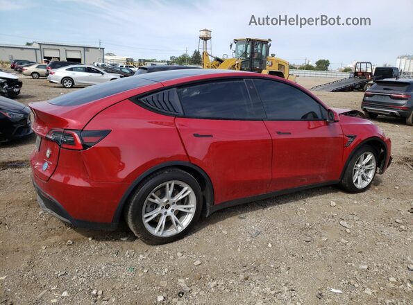 5YJYGDEE8LF047454 2020 TESLA MODEL Красный Задняя правая четверть