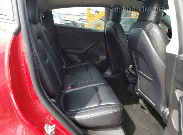 5YJYGDEE8LF047454 2020 TESLA MODEL Красный Вид задних сидений