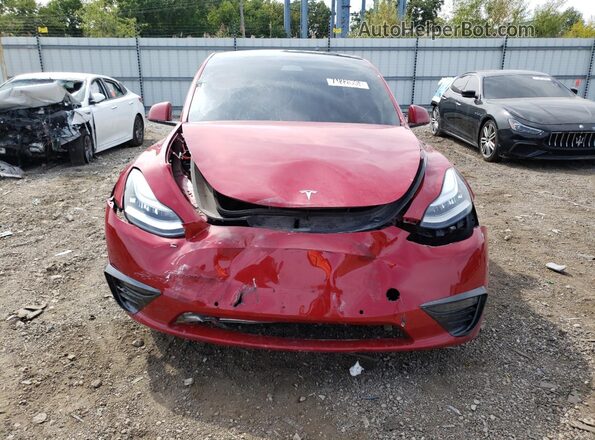 5YJYGDEE8LF047454 2020 TESLA MODEL Красный Вид спереди