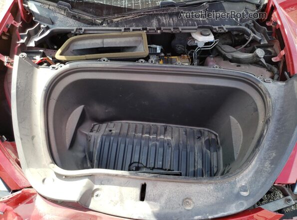 5YJYGDEE8LF047454 2020 TESLA MODEL Красный Вид задней части салона