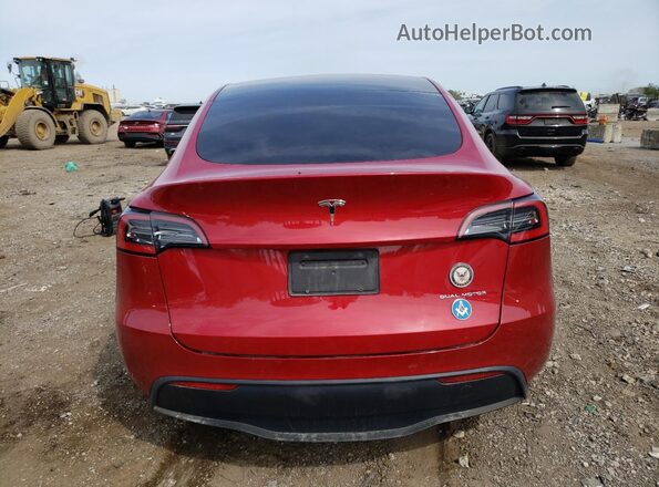 5YJYGDEE8LF047454 2020 TESLA MODEL Красный Вид сзади