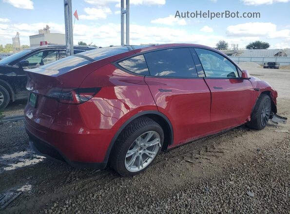 5YJYGDEE8MF105967 2021 TESLA MODEL Red Rear right