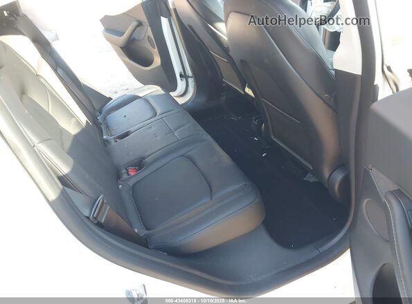 5YJYGDEE8MF199767 2021 TESLA MODEL Y White Vista de la etiqueta del VIN