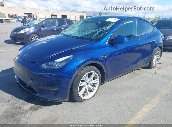 5YJYGDEE9MF263895 2021 TESLA MODEL Y Blue 