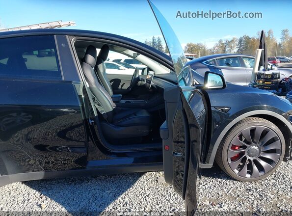 5YJYGDEF4MF215665 2021 TESLA MODEL Y Black წინა სალონის ხედი