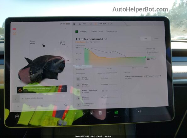 5YJYGDEF4MF215665 2021 TESLA MODEL Y Black 
