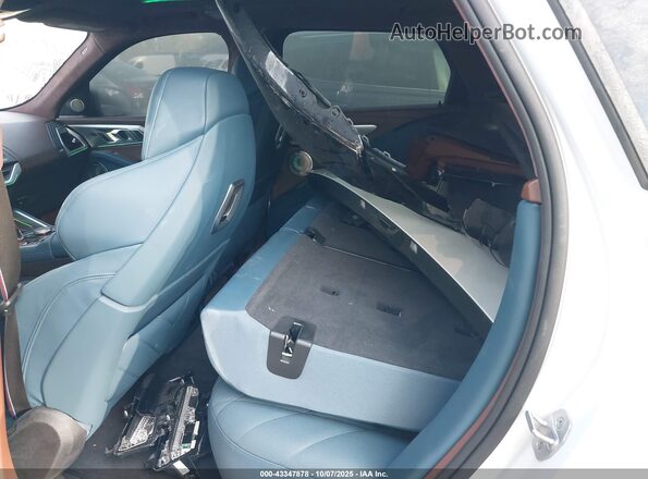 5YM23CS05R9W36590 2024 BMW XM White VIN კოდის სტიკერის ხედი