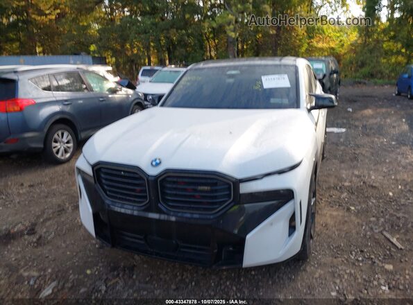 5YM23CS05R9W36590 2024 BMW XM White ხელსაწყოთა პანელის ხედი