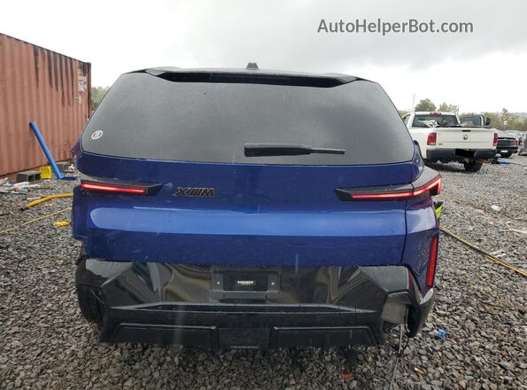 5YM23CS07P9R61772 2023 BMW XM Blue Widok z tyłu