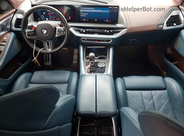 5YM23CS07P9R61772 2023 BMW XM Blue Widok deski rozdzielczej