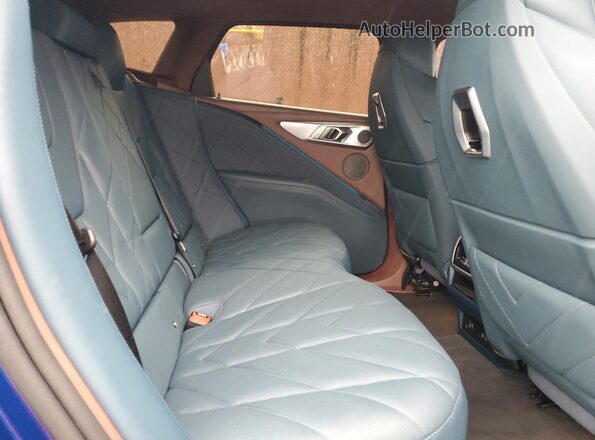 5YM23CS07P9R61772 2023 BMW XM Blue Widok wnętrza z tyłu