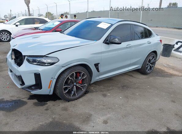 5YM23EC05R9U03237 2024 BMW X4 Gray წინა მარცხენა ხედი სამი მეოთხედიდან
