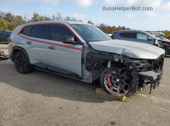 5YM33CS04R9U57056 2024 BMW XM Gray Передня права чверть