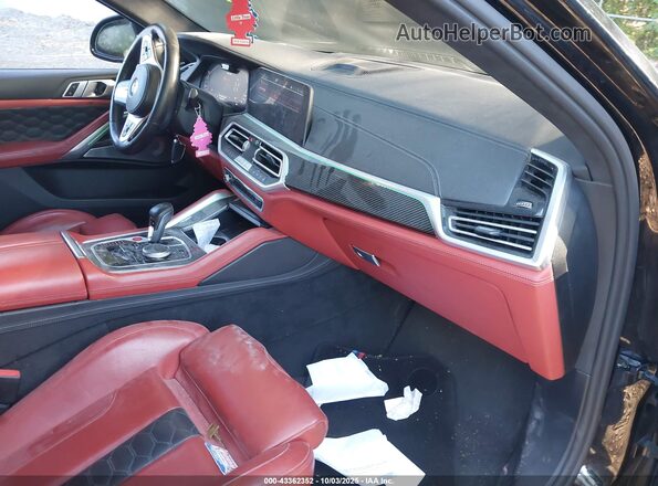 5YMCY0C0XM9G56512 2021 BMW X6 M Black Սալոնի դիմացի տեսք