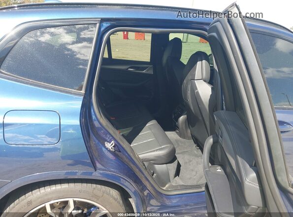 5YMTS0C00LLT10243 2020 BMW X3 Blue VIN կոդի պիտակի տեսք