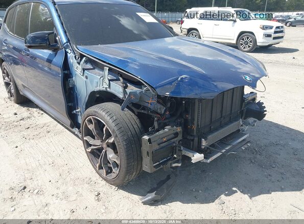 5YMTS0C00LLT10243 2020 BMW X3 Blue Դիմացի տեսք
