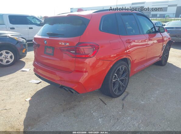 5YMTS0C01LLT10705 2020 BMW X3 Красный Задняя правая четверть