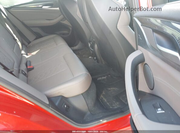 5YMTS0C01LLT10705 2020 BMW X3 Красный Вид наклейки с VIN-кодом