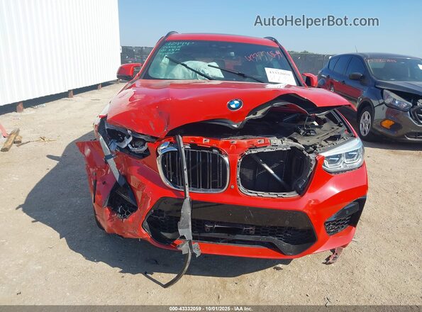 5YMTS0C01LLT10705 2020 BMW X3 Красный Вид панели приборов