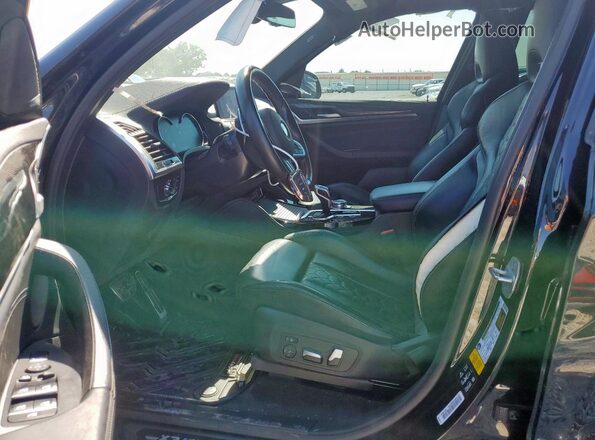 5YMTS0C03L9B50505 2020 BMW X3 Black Front interior view