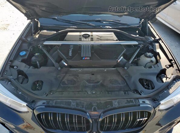 5YMTS0C03L9B50505 2020 BMW X3 Black Engine compartment view